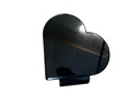 Grabplatte Nero Assoluto Herz