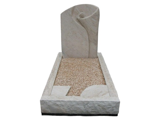 [6128] Marmor Palissandro Einzelgrab