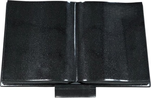 [6154] Epitafná doska Nero Assoluto Kniha