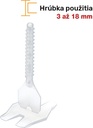 Závity 1 mm PRIAME – 100 ks