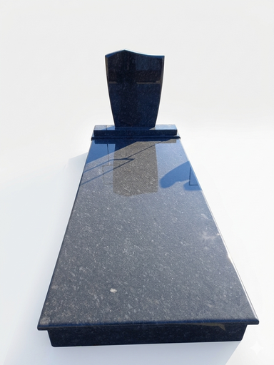 [1000] Einzelgrab Granit Steel Gray