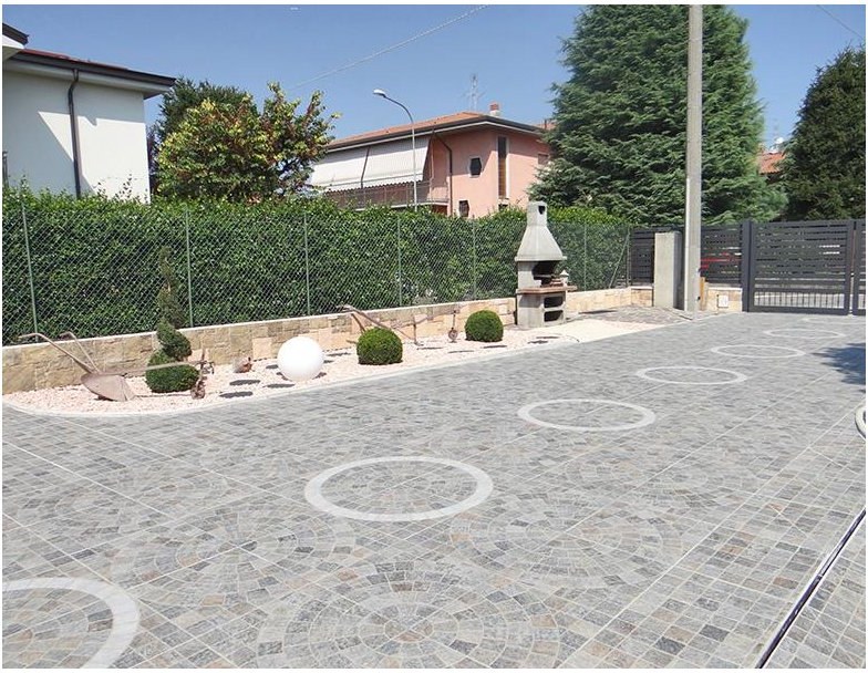 Vonkajšia dlažba Passo Giapponese Ardesia 2 cm