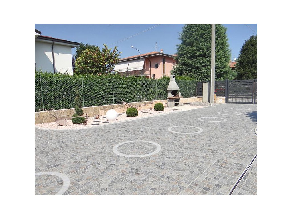 Vonkajšia dlažba Passo Giapponese Ardesia 2 cm