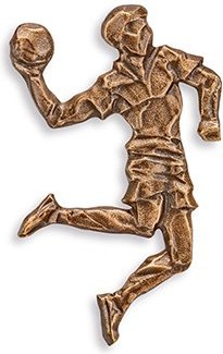 [ST-SK-18904] Bronzový reliéf Hádzkar na náhrobok, 9×6 cm