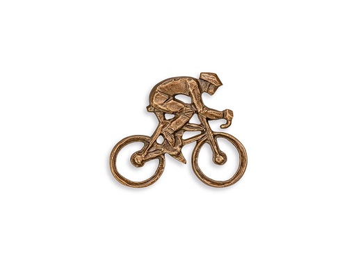 [ST-SK-18910] Bronzový reliéf cyklista na náhrobok, 6,5×8 cm alebo 9,5×11,5 cm