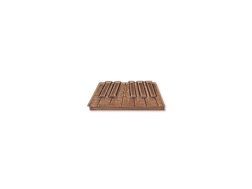[ST-SK-18921] Bronzové piano na náhrobok, 3,5×9,5 cm alebo 5,5×14,5 cm