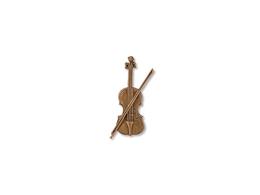 [ST-SK-18924] Bronzové husle na náhrobok, 10×5,5 cm alebo 15×8 cm