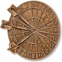 Bronzový reliéf Šípka na náhrobok, 9×8,5 cm