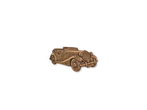 [ST-SK-18949] Bronzový reliéf Oldtimer na náhrobok, 5×9 cm alebo 8×15,5 cm