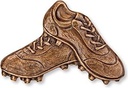 Bronzové futbalové kopačky na náhrobok, 6,5×9,5 cm alebo 10×14 cm