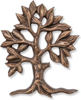 Bronzový Strom života na náhrobek, 16×13 cm nebo 20×16 cm