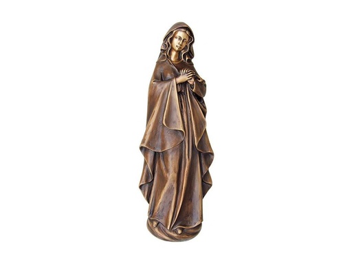 [ST-SK-20333] Bronzová Madona na náhrobok, 40×14 cm
