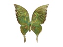 Bronzový motýľ na náhrobok, 10×9 cm
