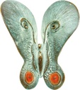 Bronzový motýľ na náhrobok, 6×5 cm