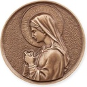 Bronze Madonna für Grabmal, Ø 12 cm