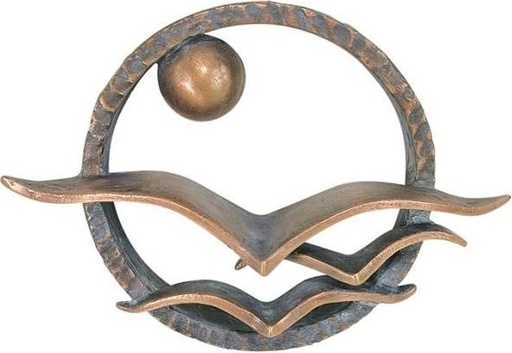 [ST-SK-20472] Bronze-Relief Rückkehr, 11×16 cm