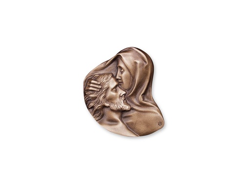 [ST-SK-20479] Bronzová Pieta na náhrobok, 8×8 cm
