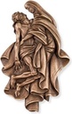Bronzová Pieta na náhrobok, 11×7 cm