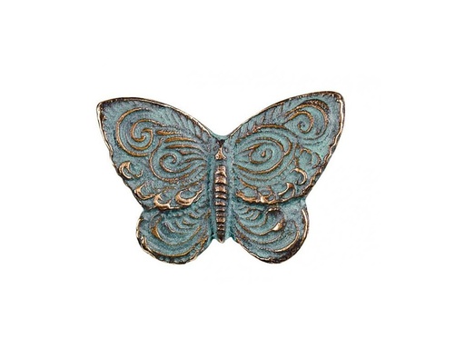 [ST-SK-20534] Bronzový motýľ na náhrobok, 4×5 cm