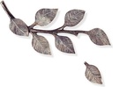 Bronzový vetvienkový reliéf na náhrobok, 12×5 cm alebo 20×9 cm
