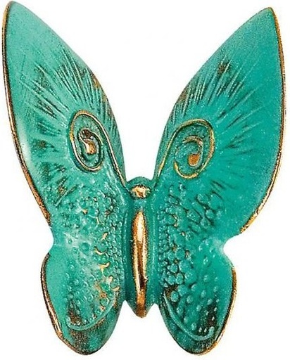 [ST-SK-20595] Bronzový motýľ na náhrobok, 7×8 cm