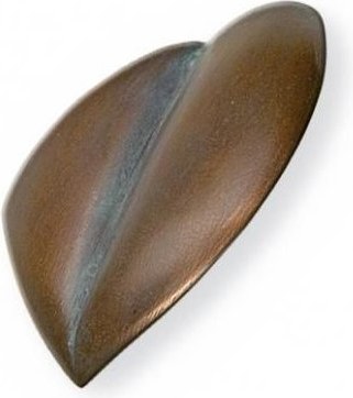 [ST-SK-20613] Bronzový list růže na náhrobek, 8×6 cm