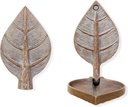 Bronzový list na náhrobek, skladací, 13×8×13 cm