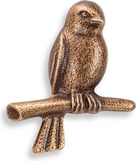 [ST-SK-20817] Bronze-Vogel für Grabmal, 5×4,5 cm
