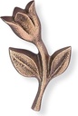 Bronzový tulipán na náhrobok, 5×3 cm