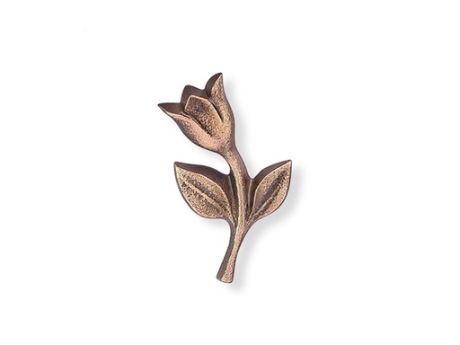 [ST-SK-20858] Bronzový tulipán na náhrobok, 5×3 cm