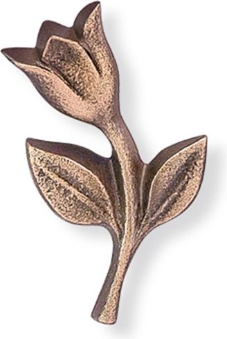 [ST-SK-20858] Bronzový tulipán na náhrobok, 5×3 cm