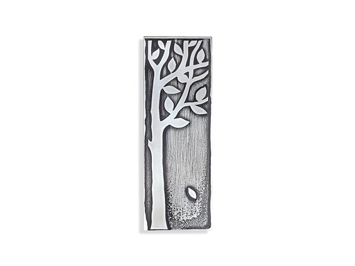 [ST-SK-20861] Nerezová ozdoba na náhrobok Strom, 17×6 cm