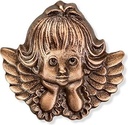 Bronze-Engel für Kindergrabmal, 6×6 cm