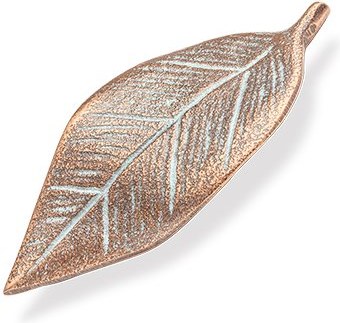 [ST-SK-20939] Bronzový list na náhrobek, 8×4 cm