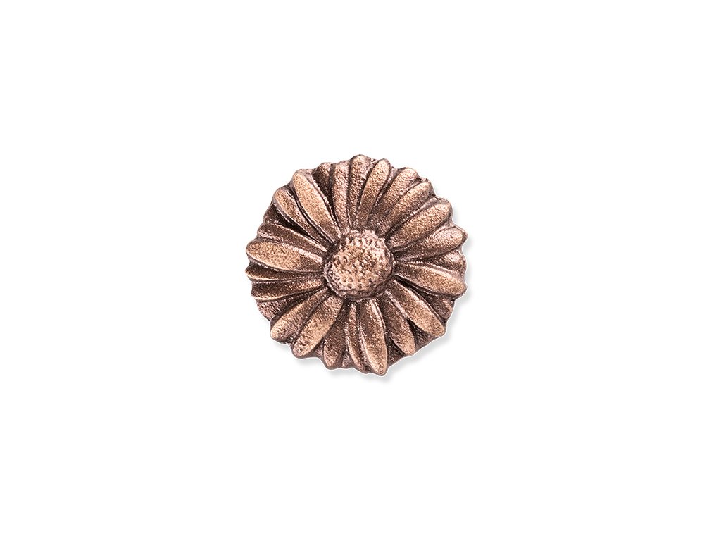 [ST-SK-20941] Bronzová sedmokráska na detský náhrobok, 3 cm