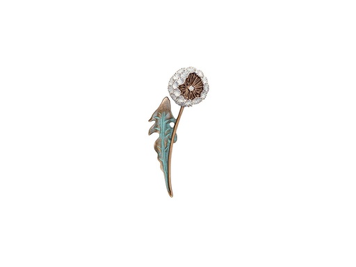 [ST-SK-20950] Bronzová Pusteblume na náhrobok, 11,5×5 cm alebo 19×8 cm