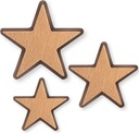 Bronzová hviezda na náhrobok, 2–3 cm