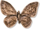 Bronzový motýl na náhrobek, 6×8 cm