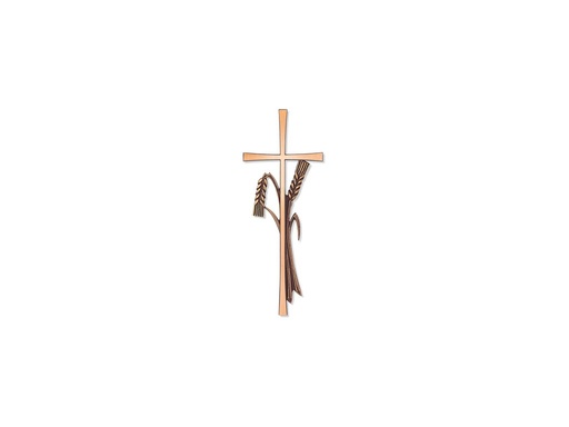 [ST-SK-22750] Náhrobný kríž s klasickými klasmi, 40×15 cm