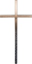 Náhrobný kríž Linea z bronzu, 10–45 cm
