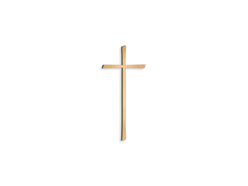 [ST-SK-26033] Náhrobný kríž s kryštálom, bronz, 8–80 cm