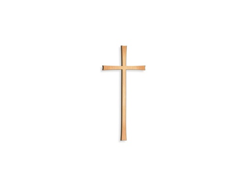 [ST-SK-26036] Náhrobní kříž s krystalem, bronz, 8–80 cm