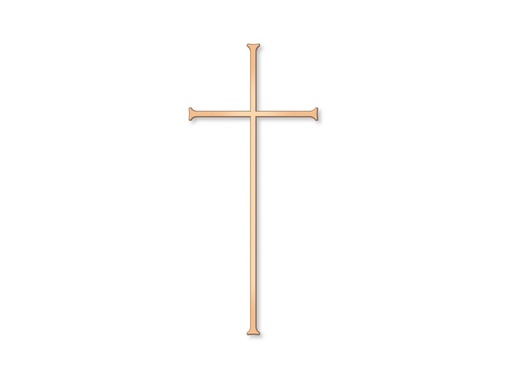 [ST-SK-26069] Náhrobný kríž Lorenz, bronz, 10–45 cm