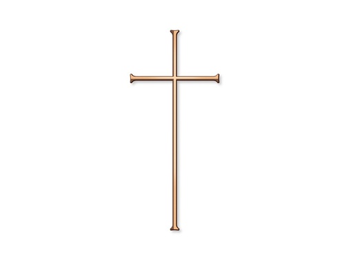 [ST-SK-26071] Náhrobný kríž Leipold, bronz, 10–45 cm