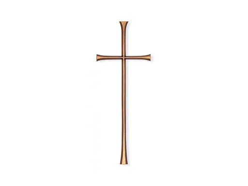 [ST-SK-26450] Náhrobný kríž Antiqua Parabel z bronzu, 8–50 cm