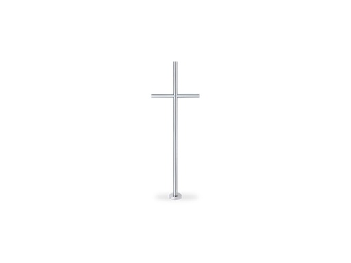[ST-SK-26901] Náhrobný kríž z nehrdzavejúcej ocele, voľne stojaci, výška 200–1200 mm