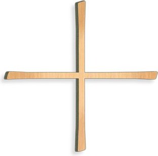 [ST-SK-28033] Náhrobní kříž rovnoramenný, bronz, 8–30 cm