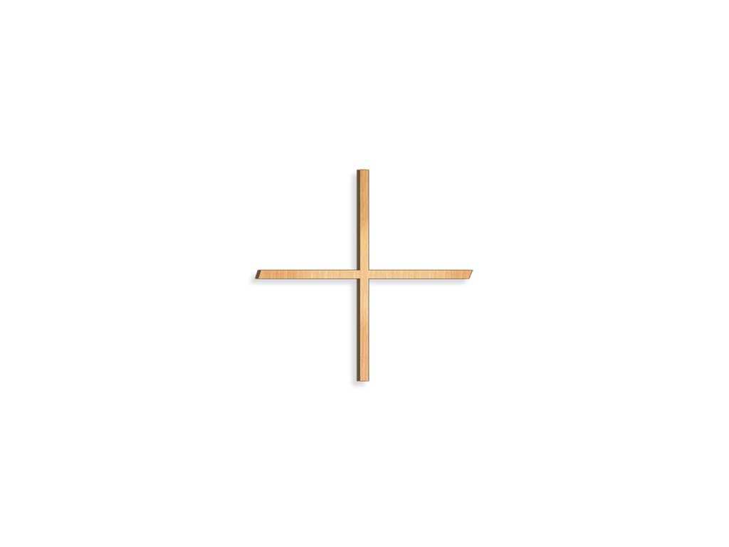 [ST-SK-28035] Náhrobný kríž rovnoramenný, bronz, 8–30 cm