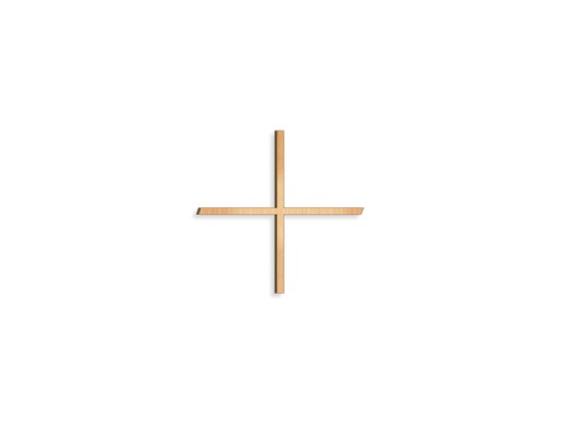 [ST-SK-28035] Náhrobný kríž rovnoramenný, bronz, 8–30 cm
