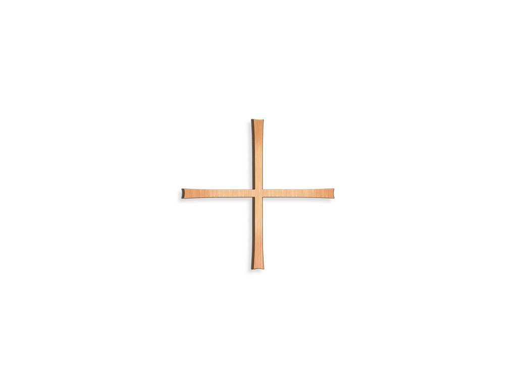 Rovnoramenný kríž na náhrobok, bronz, 8–30 cm